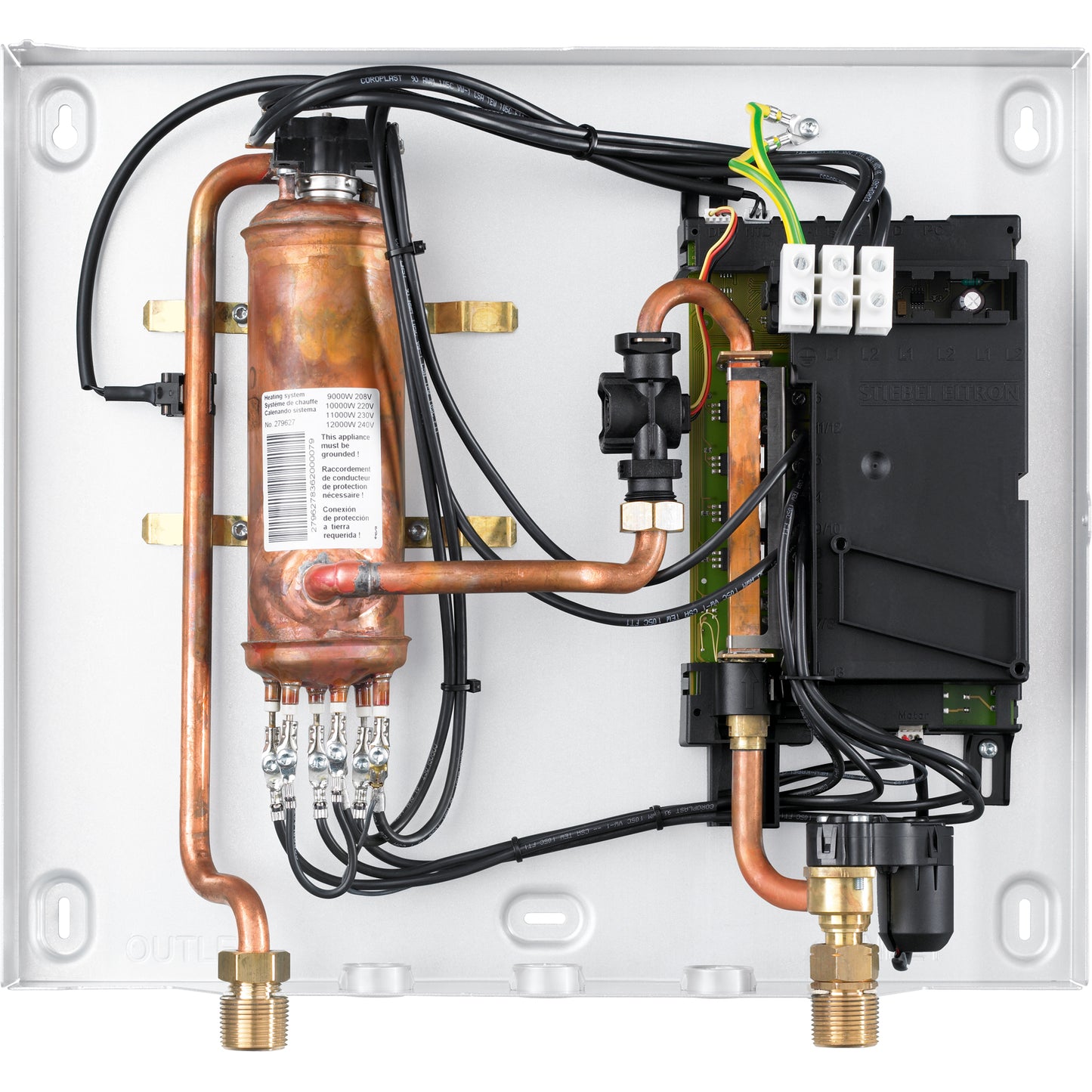 Stiebel Eltron Tempra 12 Plus / 239219  Electric 240/208V, 12 KW Copper Tankless Water Heater w. Advanced Flow Control