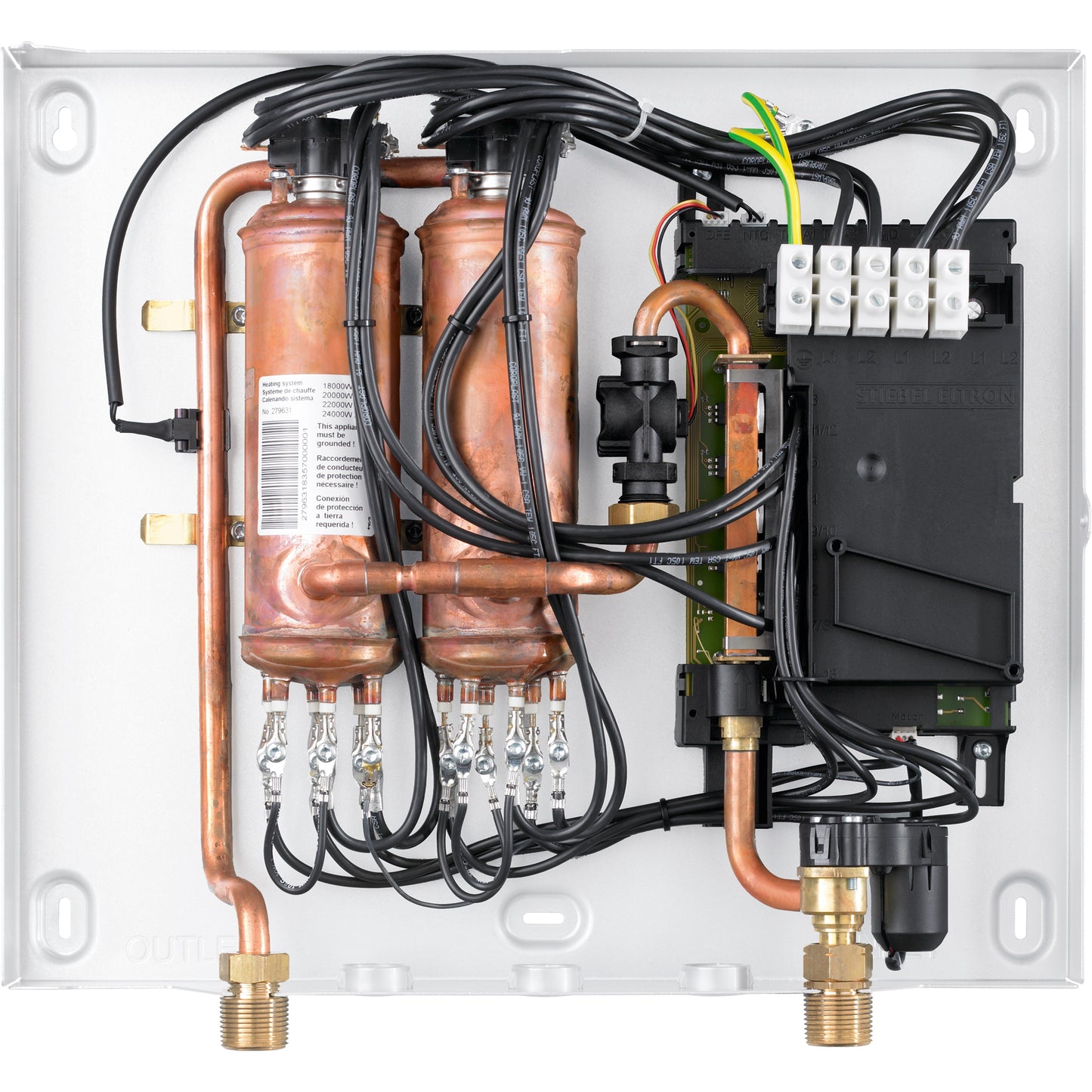 Stiebel Eltron Tempra 15 Plus / 239220  Electric 240/208V, 14.4 KW Copper Tankless Water Heater w. Advanced Flow Control