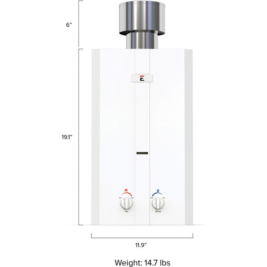 Bundle; Eccotemp L10-SET-LP  Portable Outdoor Liquid Propane Tankless Water Heater 3.0 GPM with / Shower Set