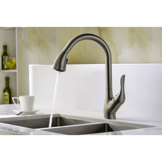 Anzzi KF-AZ031  Accent Series Single-Handle Pull-Down Sprayer Kitchen Faucet