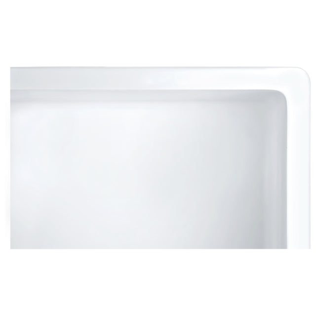 Anzzi K-AZ222-1A  ANZZI Roine Farmhouse Reversible Glossy Solid Surface 24 in. Single Basin Kitchen Sinkor