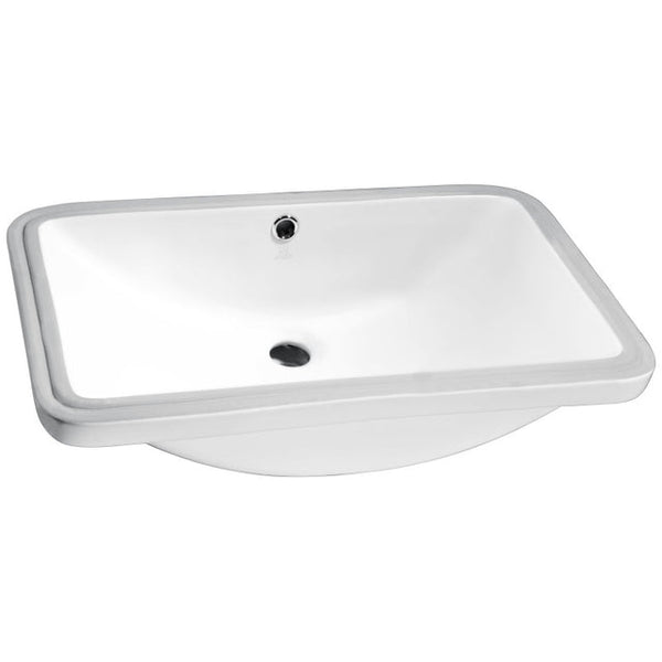 Anzzi LS-AZ105  ANZZI Lanmia Series 24 in. Ceramic Undermount Sink Basin in White