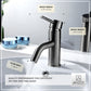 Anzzi L-AZ030CH  Revere Series Single Hole Single-Handle Low-Arc Bathroom Faucet